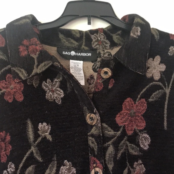 Sag Harbor Tops - Women’s Sag Harbor long sleeve shirt corduroy Sz16